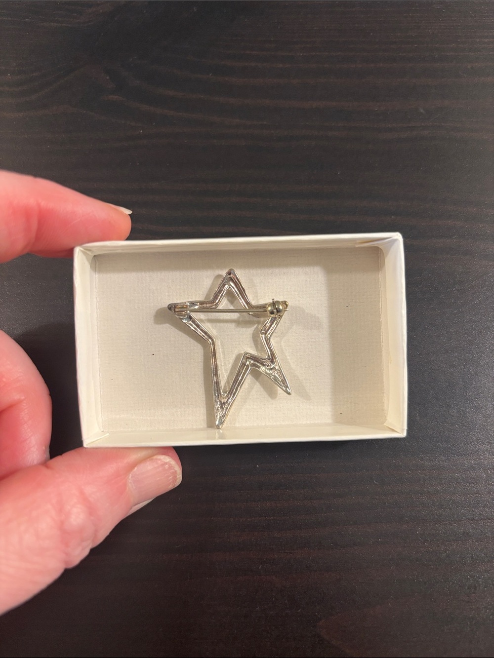Silver Star Pin - Picture 4 of 5